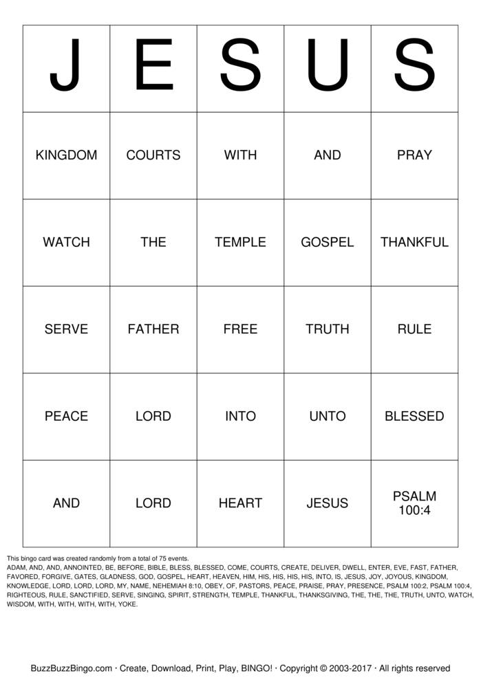 Download Free Custom Bingo Cards Download Free Custom Bingo Cards