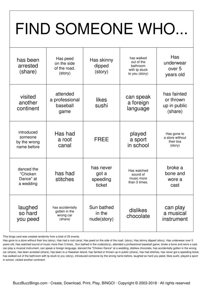 Download Free Getting to Know You! Bingo Cards Download Free Getting to Know You! Bingo Cards