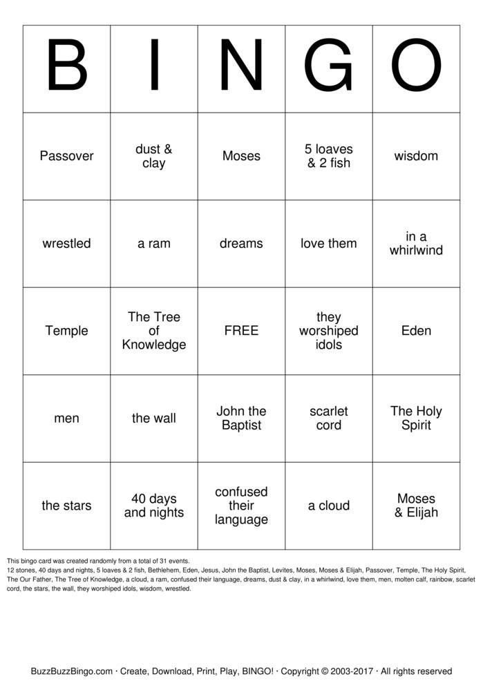 Download Free Morning Star Bingo Cards Download Free Morning Star Bingo Cards