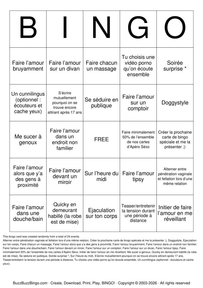 Download Free Sex Act Bingo Bingo Cards Download Free Sex Act Bingo Bingo Cards