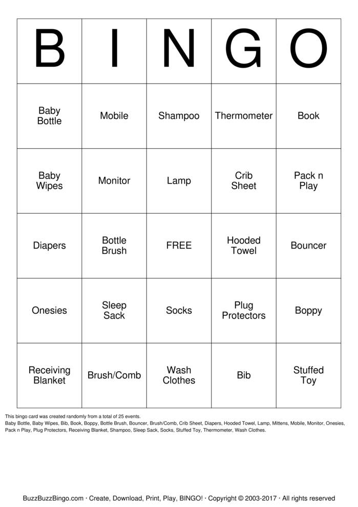 Download Free Baby Eberling Bingo Cards Download Free Baby Eberling Bingo Cards