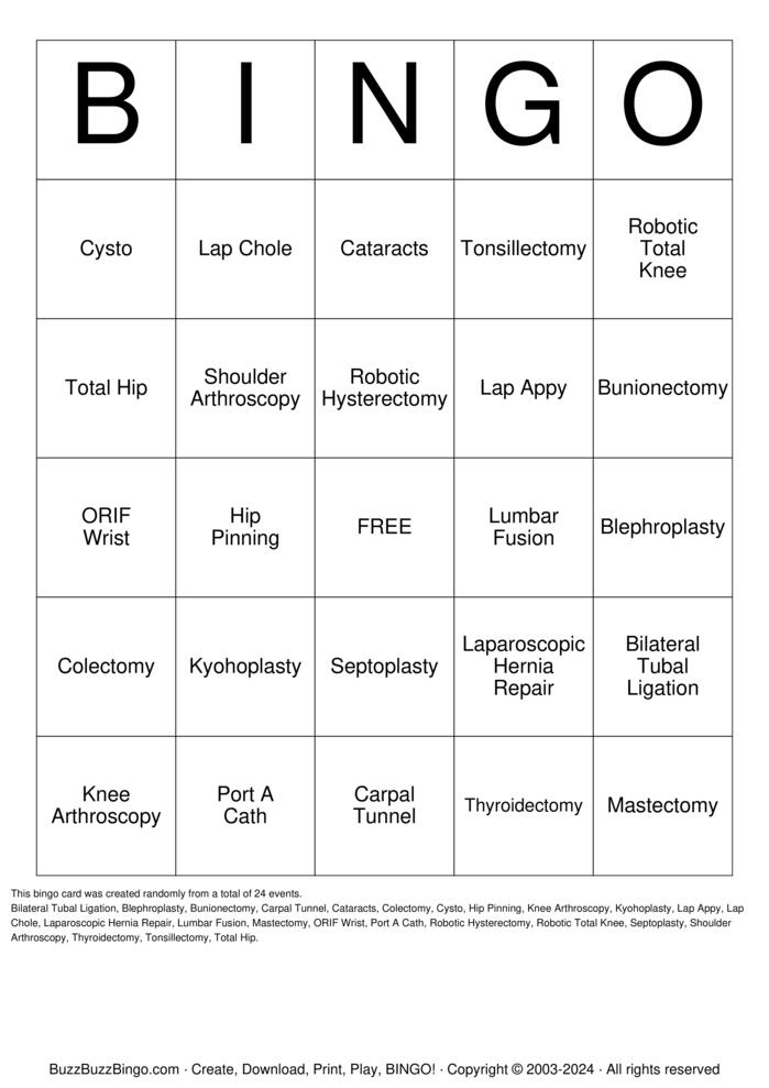 Download Free Custom Bingo Cards Download Free Custom Bingo Cards
