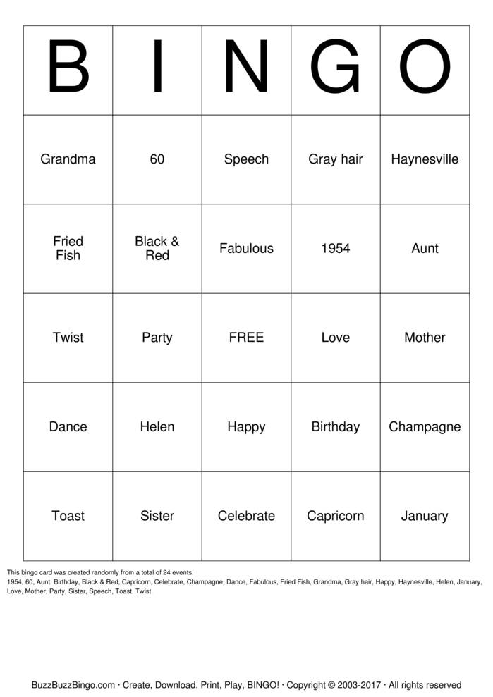 Download Free 90th Birthday Bingo Cards Download Free 90th Birthday Bingo Cards