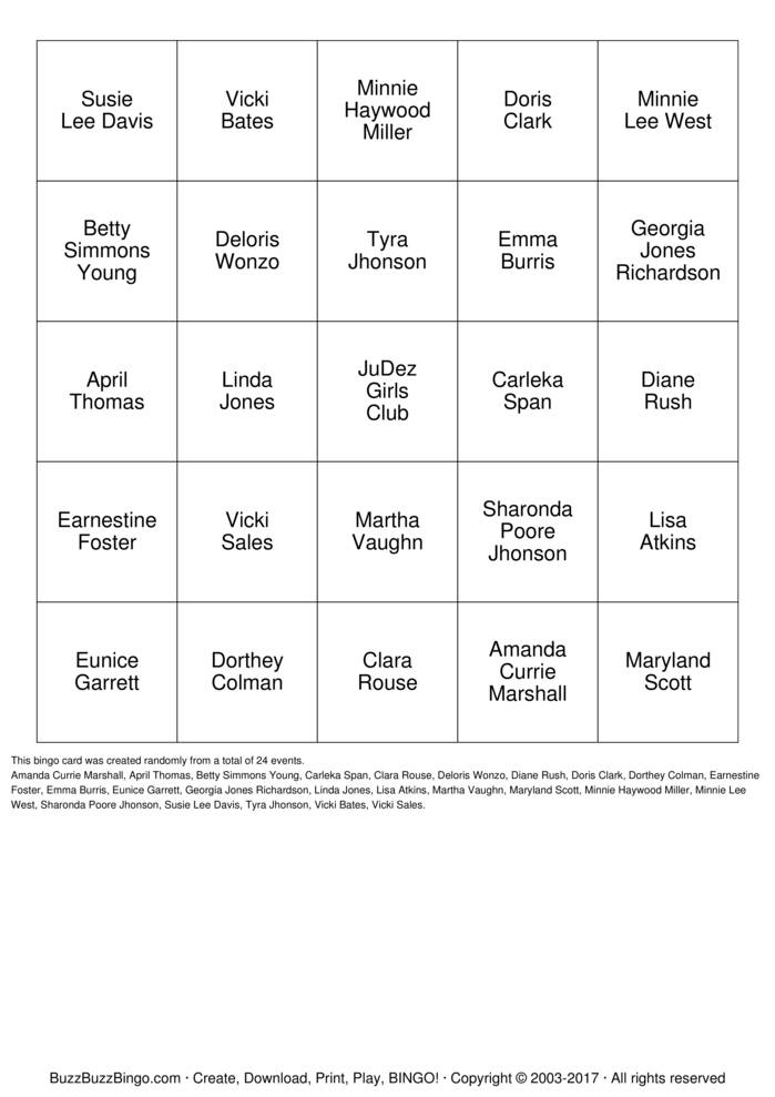 Bingo Cards to Download, Print and Customize!