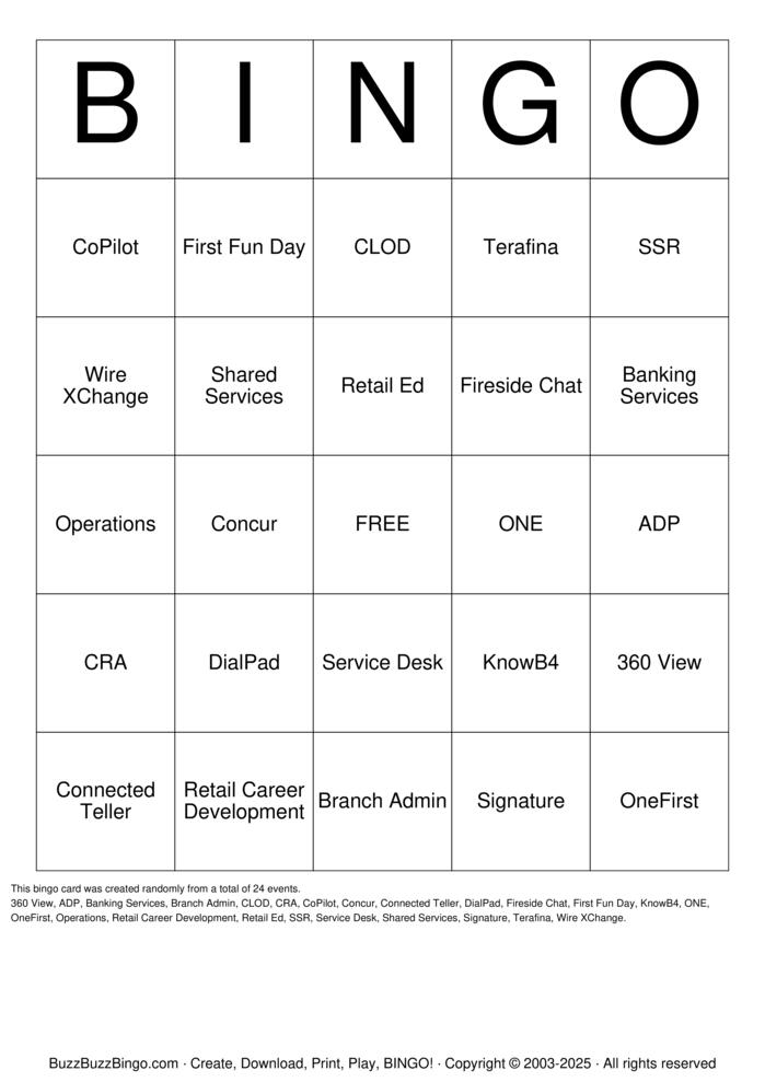 Custom Bingo Cards to Download, Print and Customize!