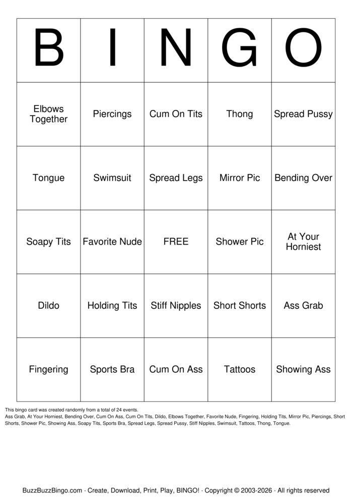 Download Free Custom Bingo Cards