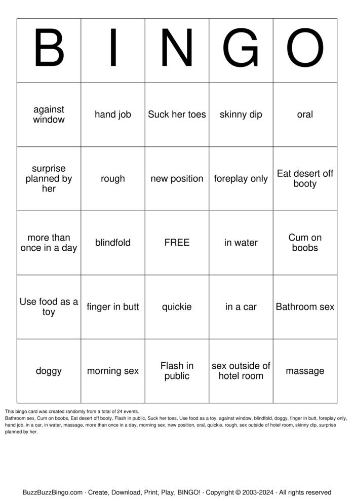Download Free Anniversary Challenge Bingo Cards Download Free Anniversary Challenge Bingo Cards