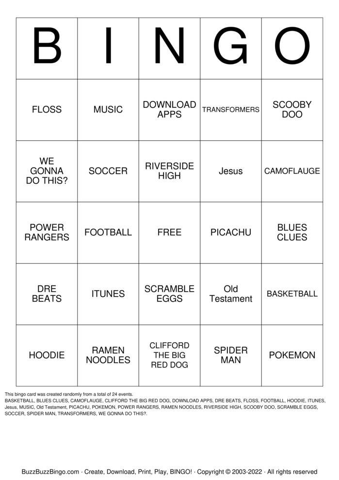 CHRISTIAN Bingo Cards to Download, Print and Customize!