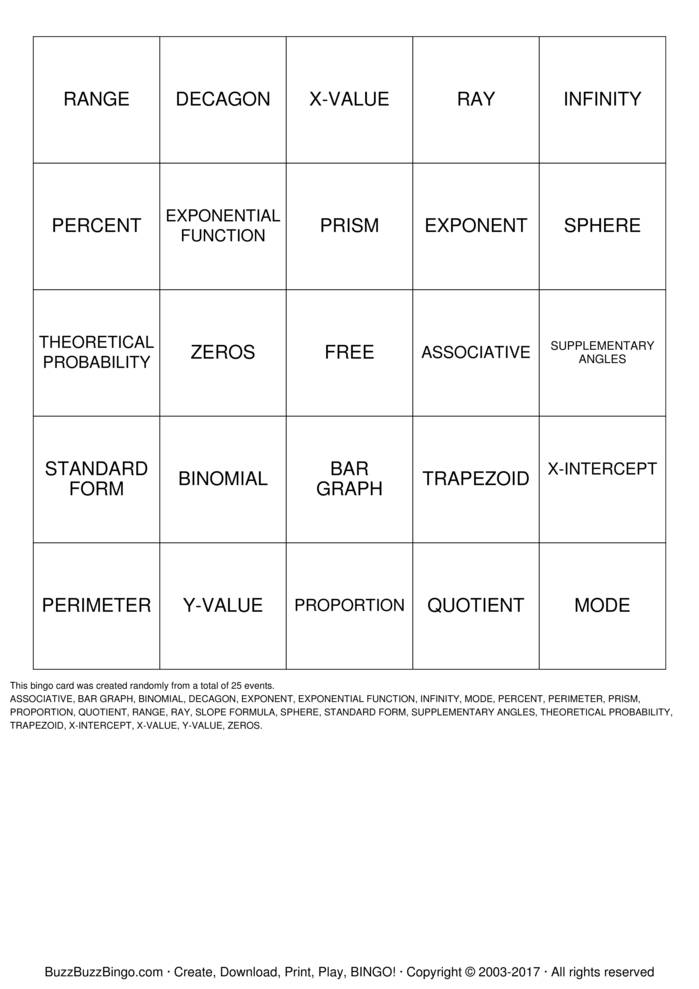 Custom Bingo Cards to Download, Print and Customize!