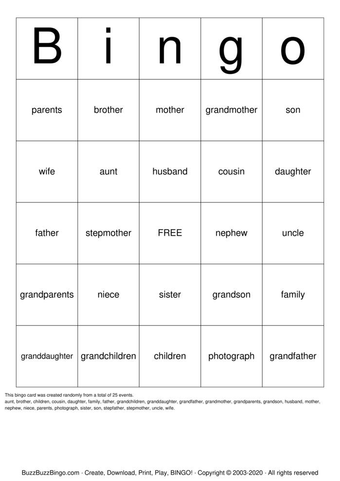housewarming Bingo Cards to Download, Print and Customize!