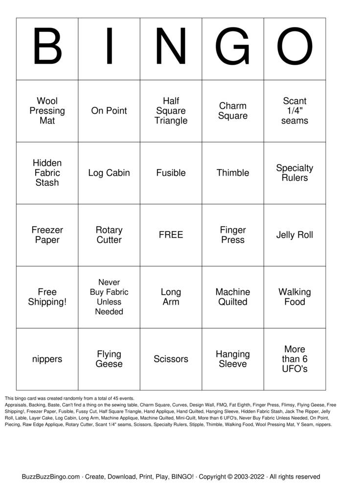 Download Free Custom Bingo Cards Download Free Custom Bingo Cards