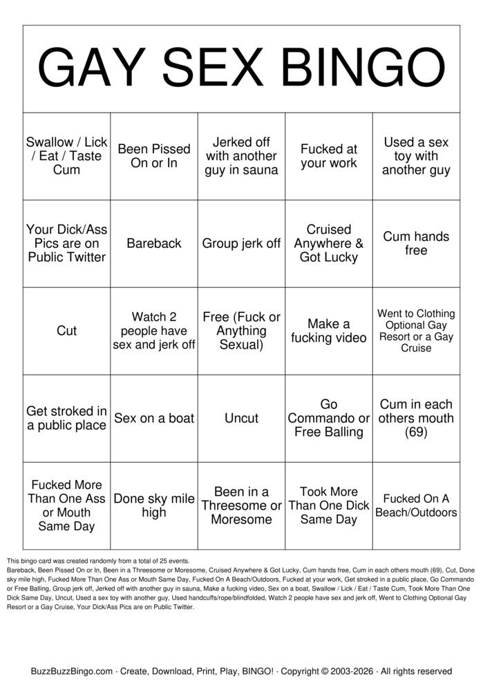 Download Free Dirty Bingo! Bingo Cards Download Free Dirty Bingo! Bingo Cards