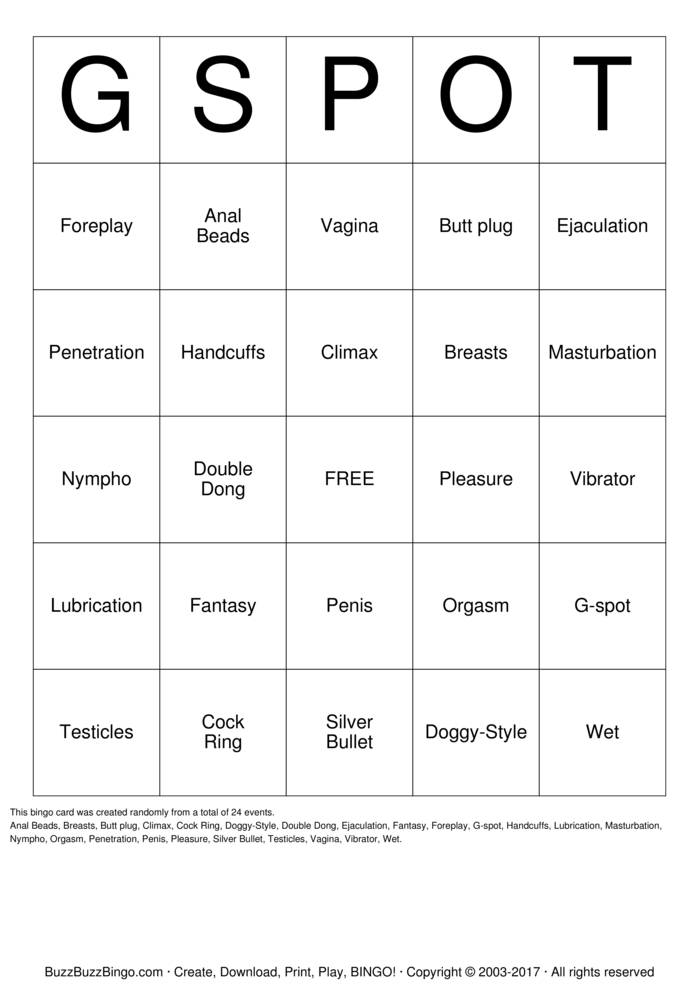 Download Free Erotic Bingo Cards Download Free Erotic Bingo Cards