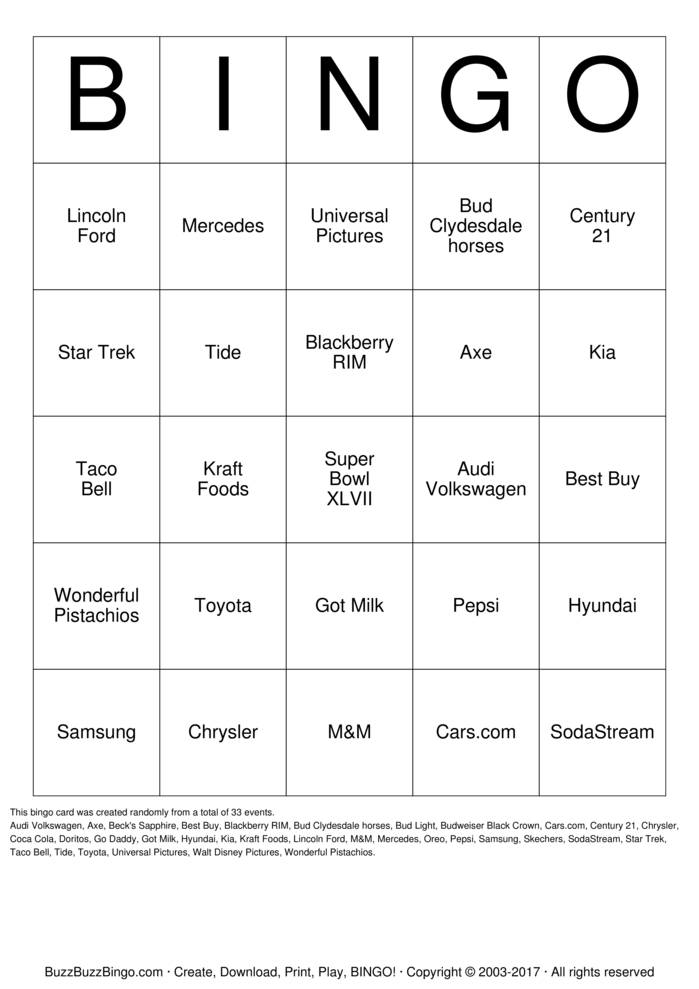 Download Free Niners vs. Ravens Bingo Cards Download Free Niners vs. Ravens Bingo Cards