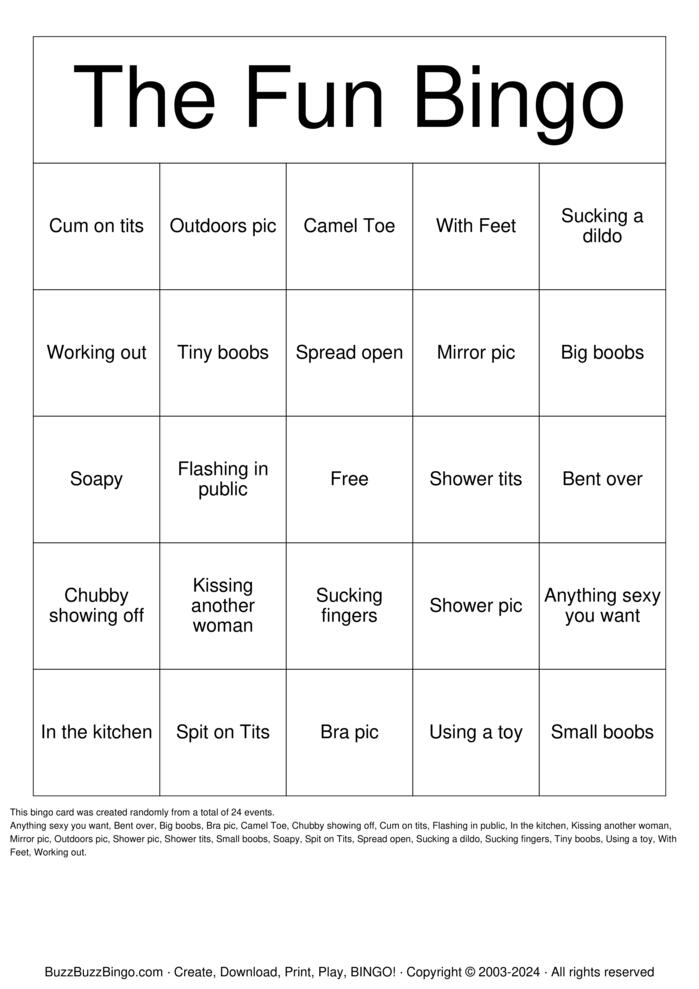 The Fun Bingo Bingo Cards to Download, Print and Customize!