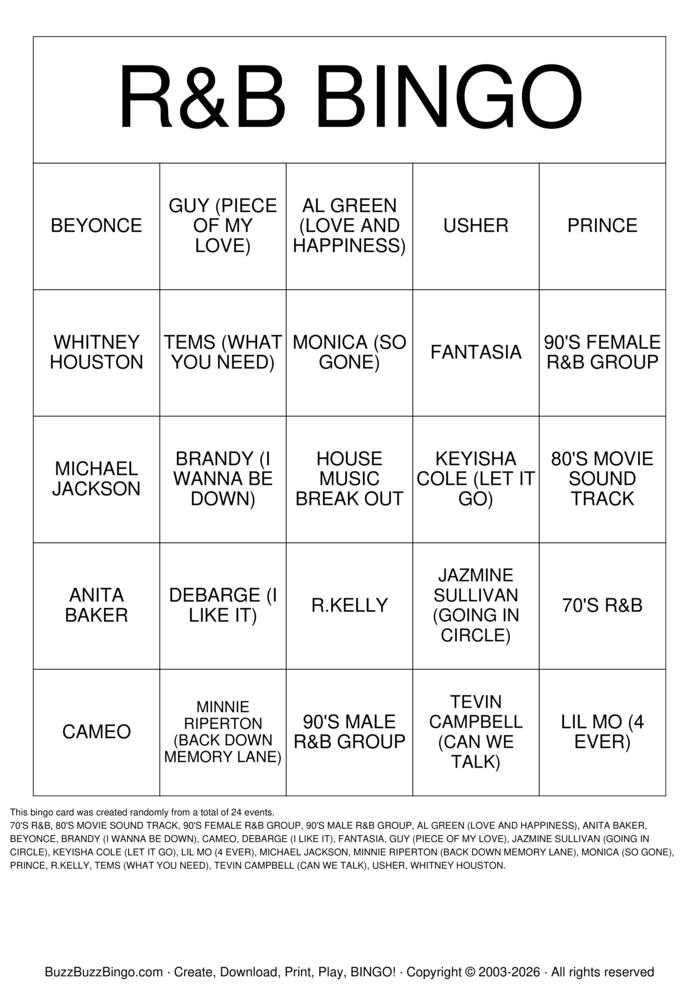 Download Free Custom Bingo Cards Download Free Custom Bingo Cards