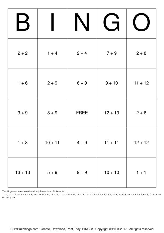 cars Bingo Cards to Download, Print and Customize!