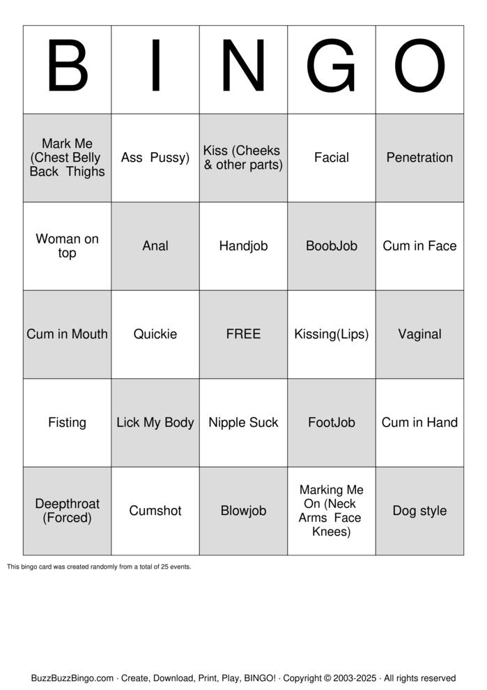 Download Free Check list Bingo Cards Download Free Check list Bingo Cards
