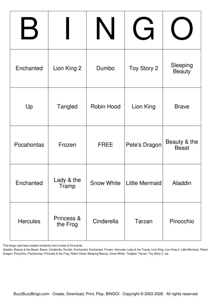 Download Free Custom Bingo Cards