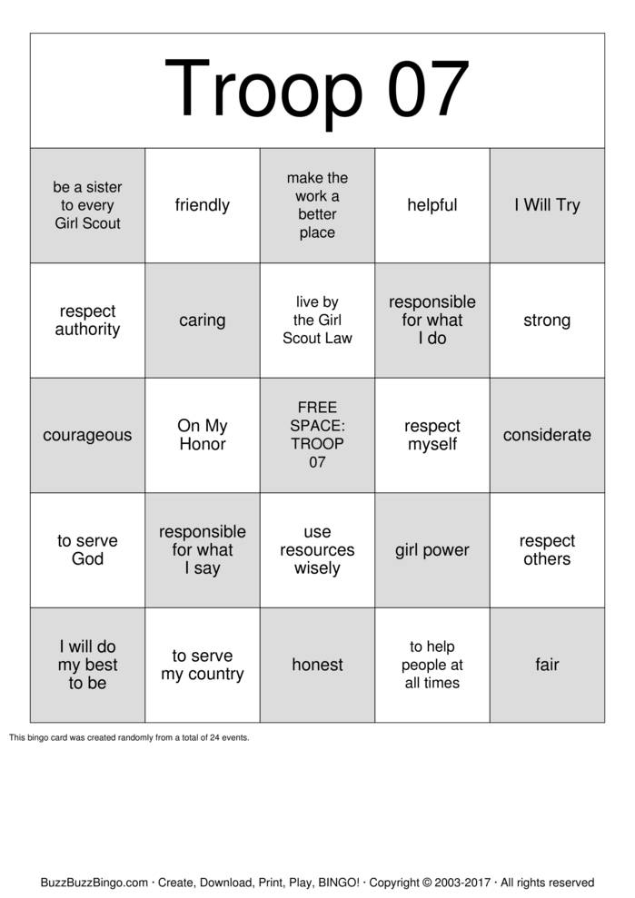 Download Free Custom Bingo Cards Download Free Custom Bingo Cards