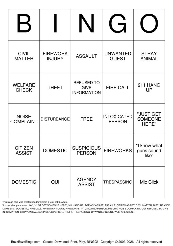 Download Free 4th of July Dispatch Bingo Cards Download Free 4th of July Dispatch Bingo Cards