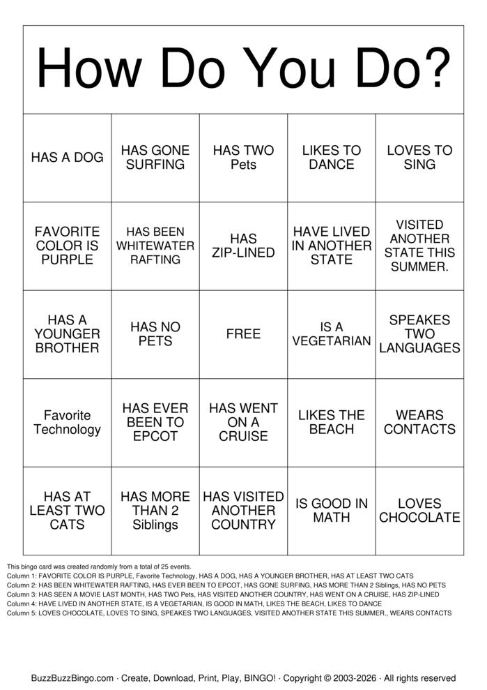 Download Free ICEBREAKER BINGO Bingo Cards