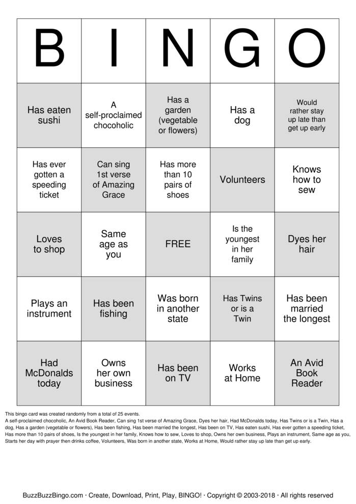 WOMEN'S MINISTRY BINGO Bingo Cards to Download, Print and Customize!