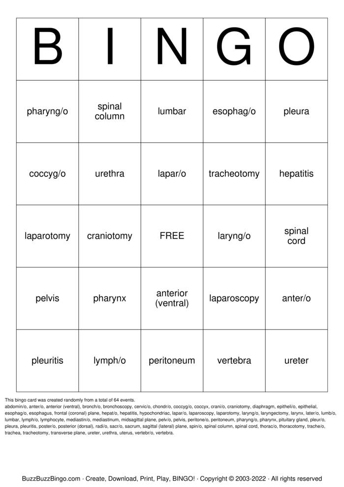 Download Free Custom Bingo Cards Download Free Custom Bingo Cards