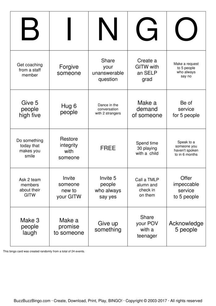 Download Free Landmark Bingo Cards