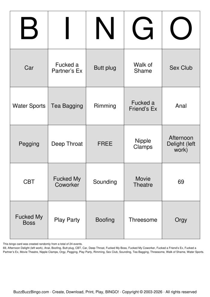 Download Free Nasty Bitch Bingo Bingo Cards Download Free Nasty Bitch Bingo Bingo Cards