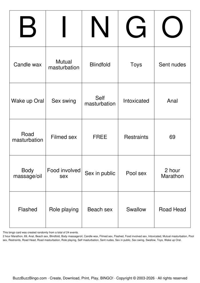 Download Free Anniversary Bingo Cards