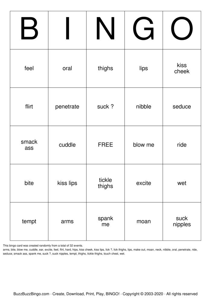 Freak edition Bingo Cards to Download, Print and Customize!