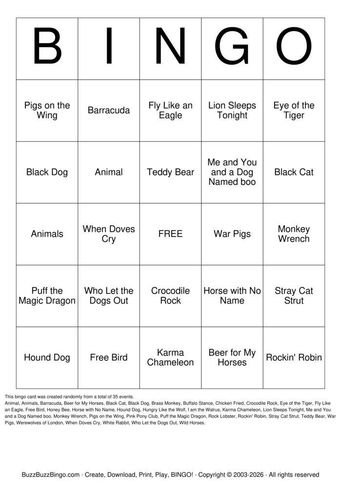 Download Free Custom Bingo Cards Download Free Custom Bingo Cards