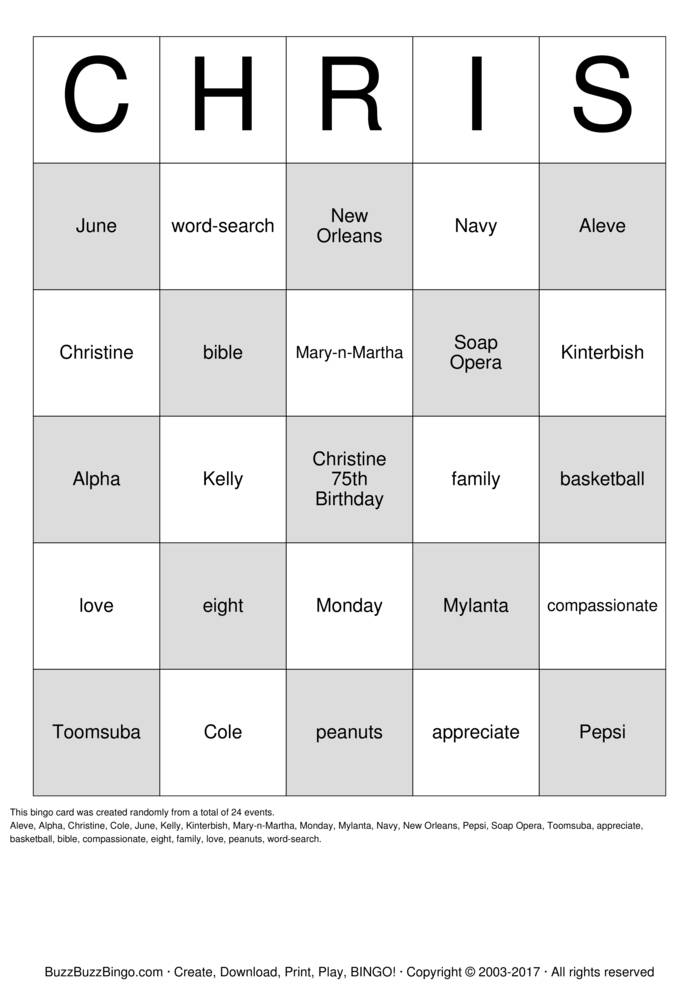 Download Free HAPPY 75TH BIRTHDAY Bingo Cards