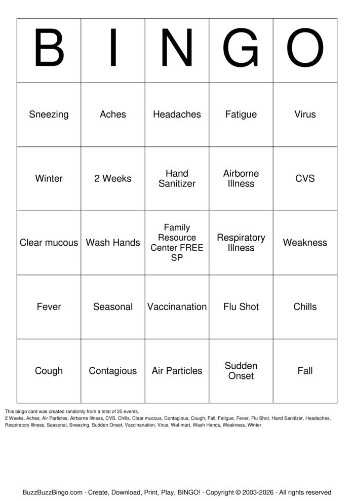 Download Free NCNW RAHWAY SECTION  Bingo Cards