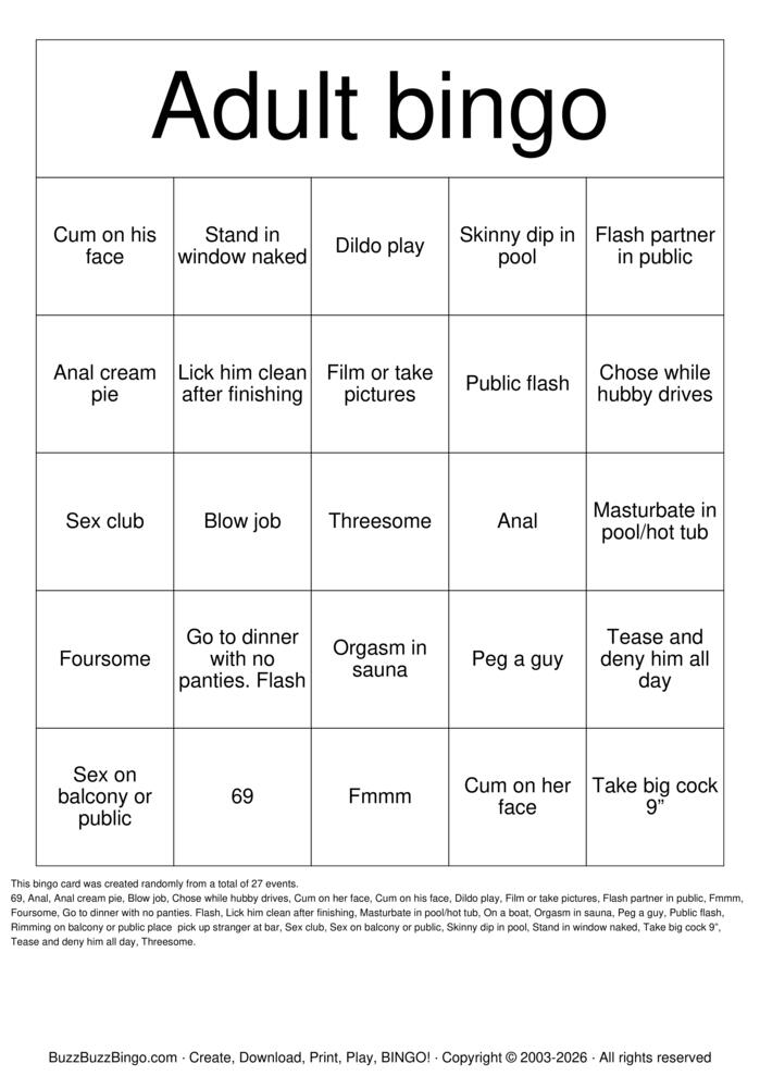 Download Free Bingo card Bingo Cards