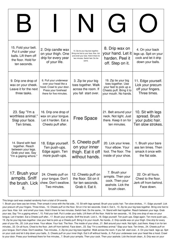 Download Free Jerk Off Bingo Cards Download Free Jerk Off Bingo Cards