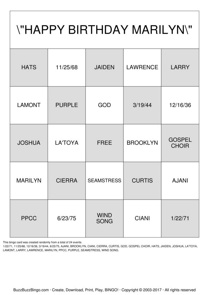 Custom Bingo Cards to Download, Print and Customize!
