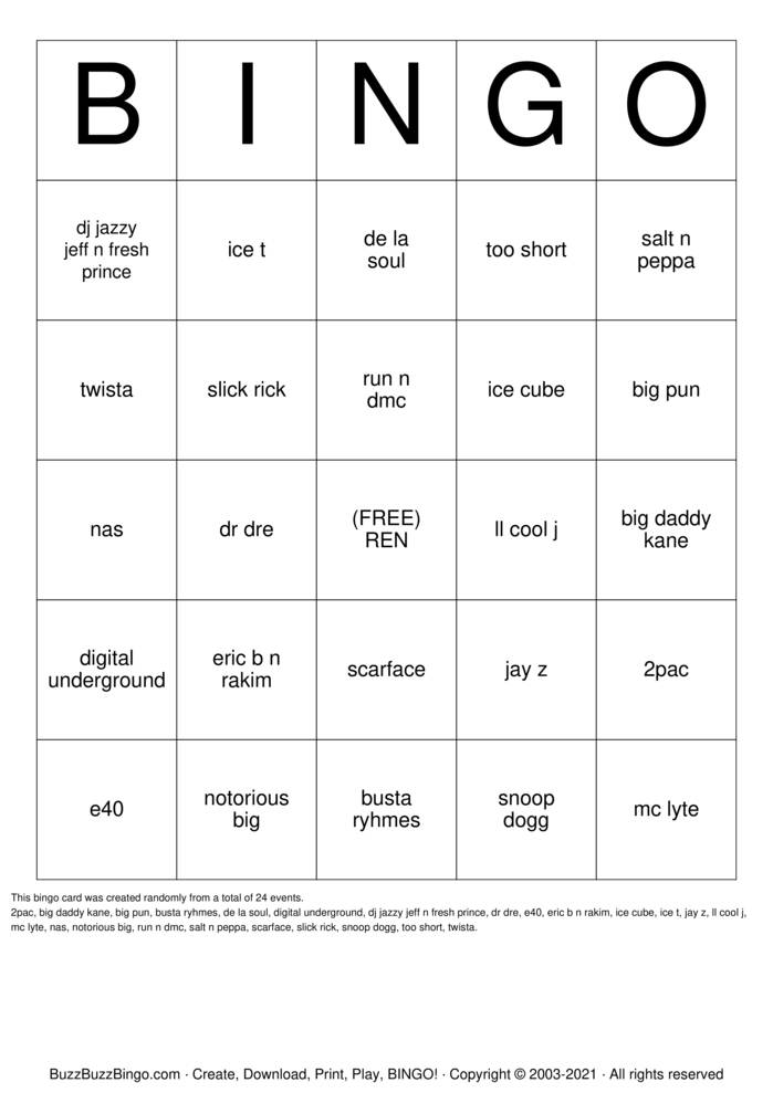 80 Bingo Cards to Download, Print and Customize!