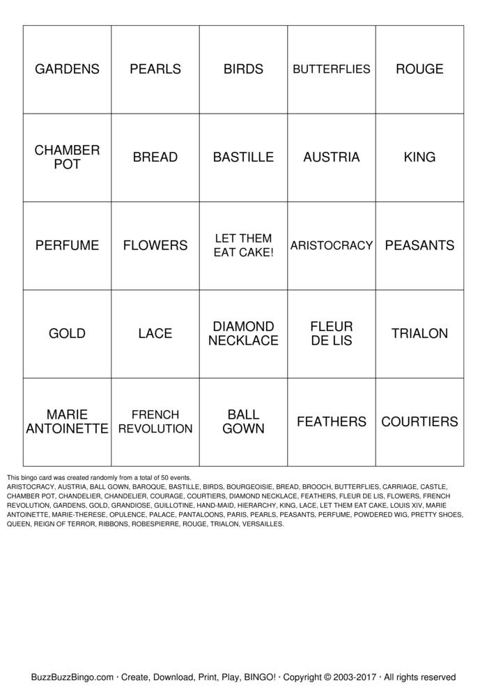 Custom Bingo Cards to Download, Print and Customize!