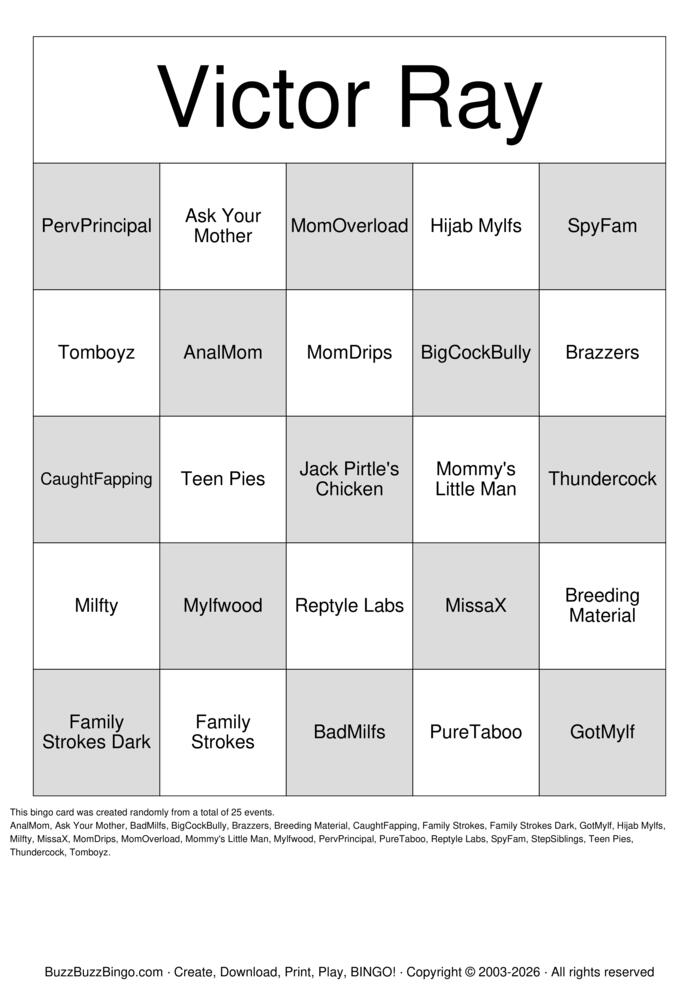 Download Free Dream Casting Bingo Cards