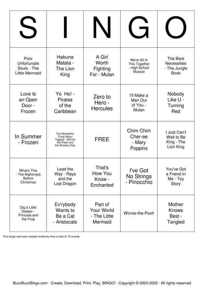Download Free Custom Bingo Cards Download Free Custom Bingo Cards