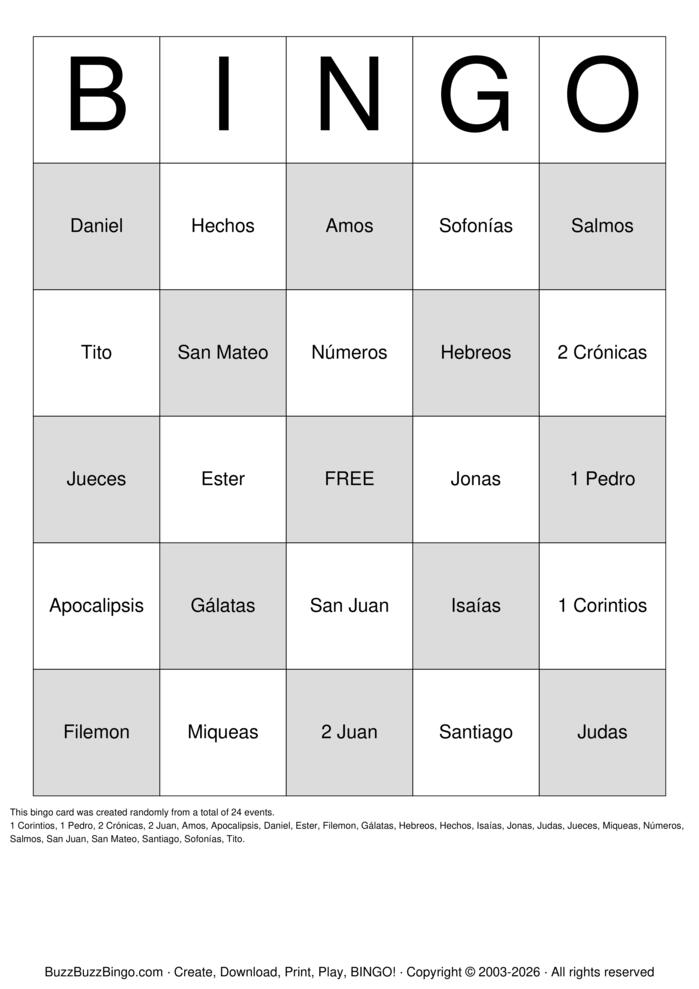 Download Free Custom Bingo Cards Download Free Custom Bingo Cards