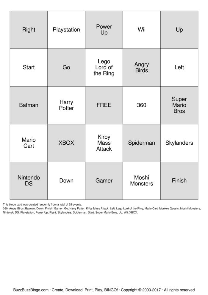 batman Bingo Cards to Download, Print and Customize!