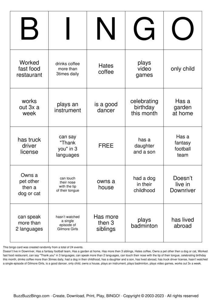 Download Free Meet Me Bingo Bingo Cards