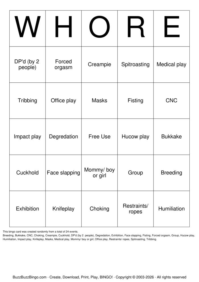 Download Free Rose Petals Kink Card Bingo Cards Download Free Rose Petals Kink Card Bingo Cards