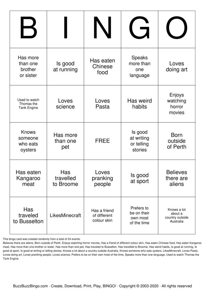 Download Free Diversity Bingo Cards Download Free Diversity Bingo Cards