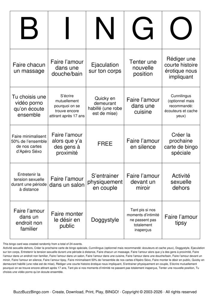 Download Free Sex Act Bingo Bingo Cards Download Free Sex Act Bingo Bingo Cards