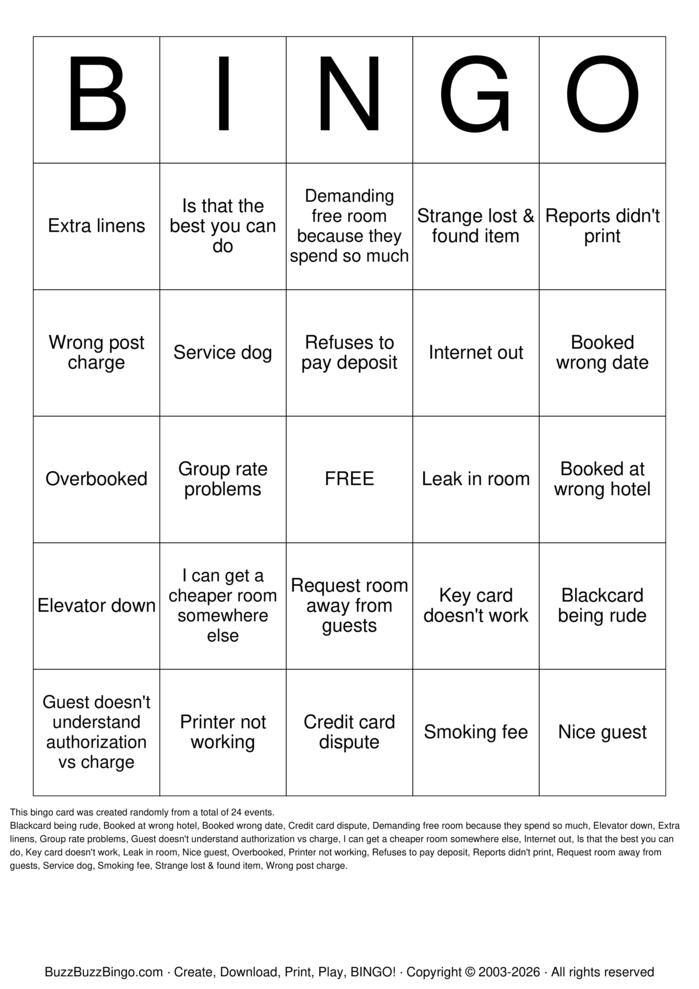 Download Free Custom Bingo Cards Download Free Custom Bingo Cards