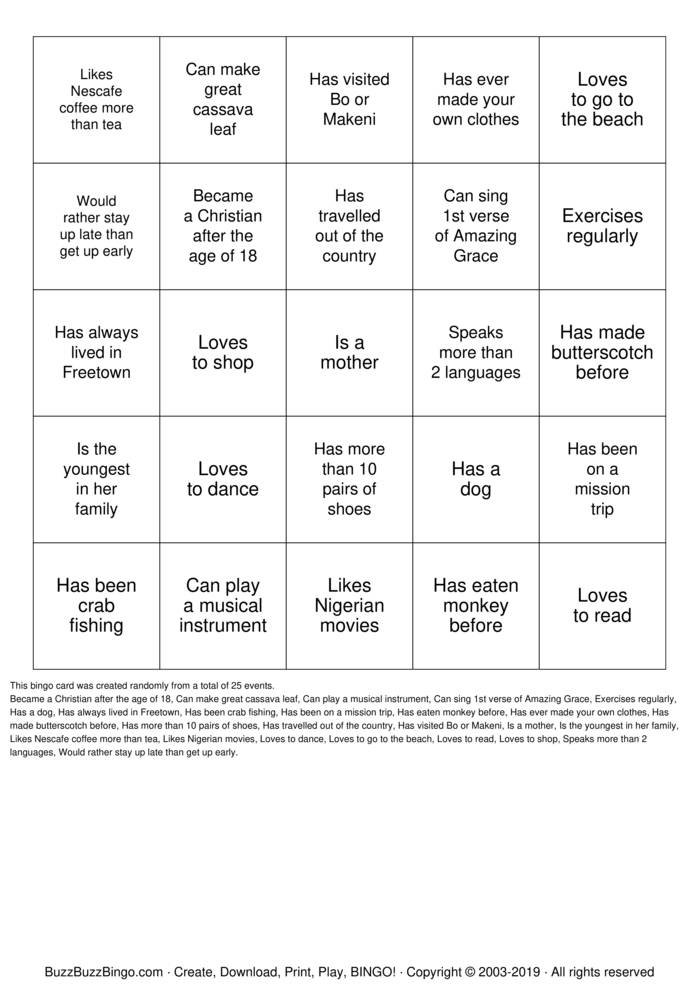 WOMEN'S MINISTRY BINGO Bingo Cards to Download, Print and Customize!